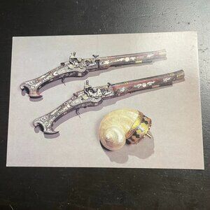 Vintage Postcard Russian Pistols 1988 Non Topographical Standard u